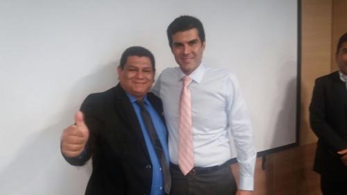 Vereador Adão Pinheiro avalia encontro com Ministro da Pesca em Brasília 