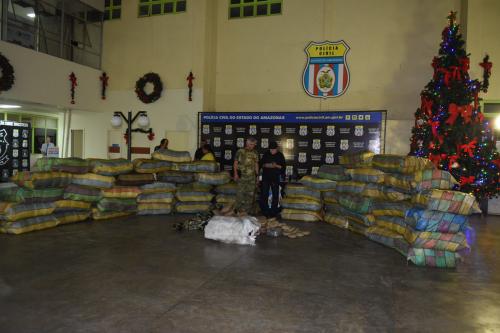 Polícias apreendem mais de 2 toneladas de drogas em Anori