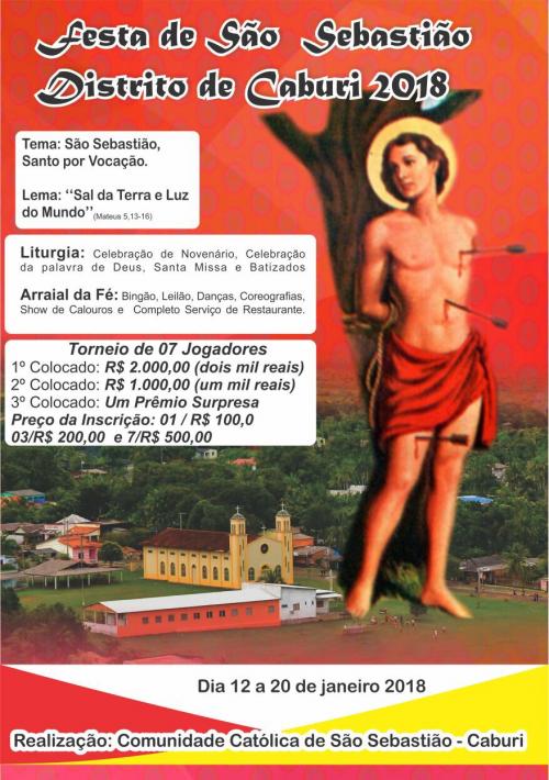 Caburi festeja São Sebastião 