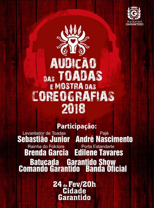 Toadas 2018 do Garantido já estão no YouTube 