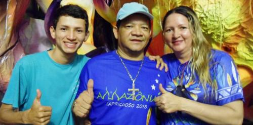 Júnior de Souza 21 anos fazendo arte no Festival Folclórico de Parintins 