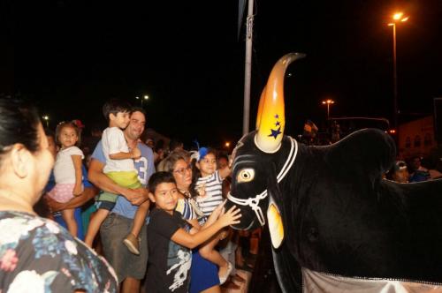 Caprichoso faz primeiro ensaio oficial, após gravar DVD 