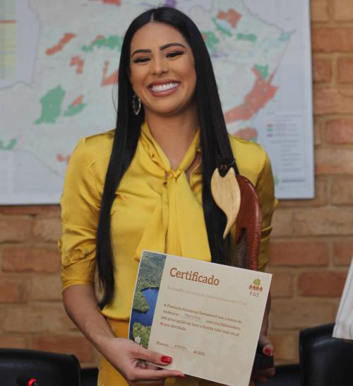 Miss Brasil Mayra Dias é a nova embaixadora da FAS