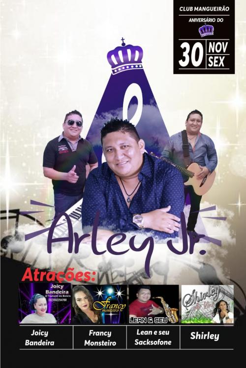 Arley Junior comemora aniversário gravando CD ao Vivo 