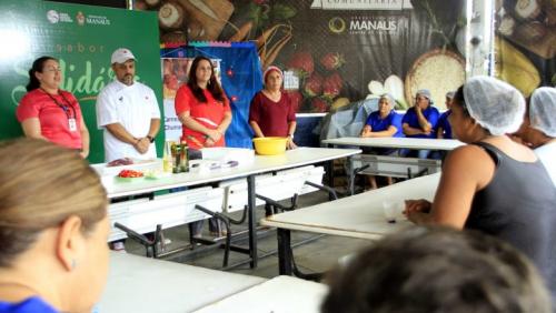 Oficina Sabor Solidário chega à Vila da Felicidade, em Manaus 