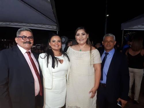 Vanessa Gonçalves prestigia inauguração do prédio novo da Câmara de Presidente Figueiredo
