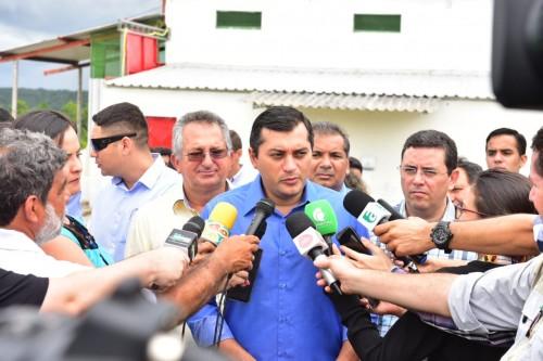 Wilson Lima reafirma compromisso com setor primário, durante inauguração de abatedouro Wilson Lima reafirma compromisso com setor primário, durante inauguração de abatedouro