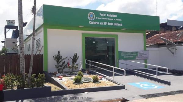 Cartório Eleitoral da 26° Zona ganha novo prédio em Barreirinha Cartório Eleitoral da 26° Zona ganha novo prédio em Barreirinha