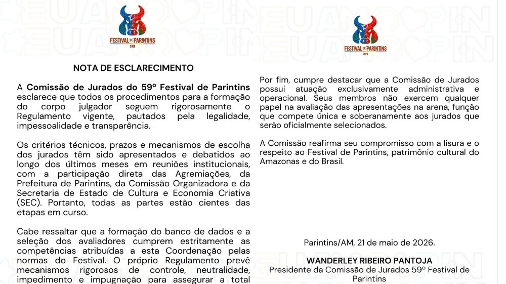 Comissão de Jurados do Festival de Parintins.jpg